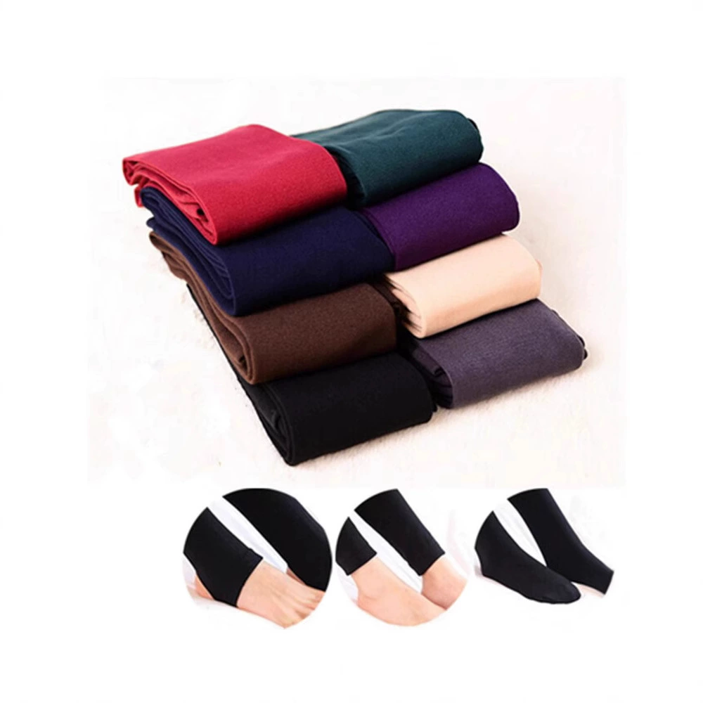 Новые осенние и зимние женские брюки с начесом, утолщенные брюки с начесом и девятью точками из бамбукового угля, женские верхние леггинсы с начесом