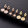 Temperament White Fritillaria Earrings Female New Trend