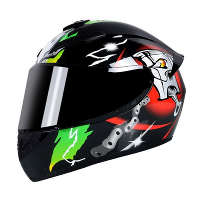Motorcycle Safety Supplies — Seasons, Rider Electric Vehicle Helmet, Dropshipping - foreign-trade-model-chain-black-mirror-s