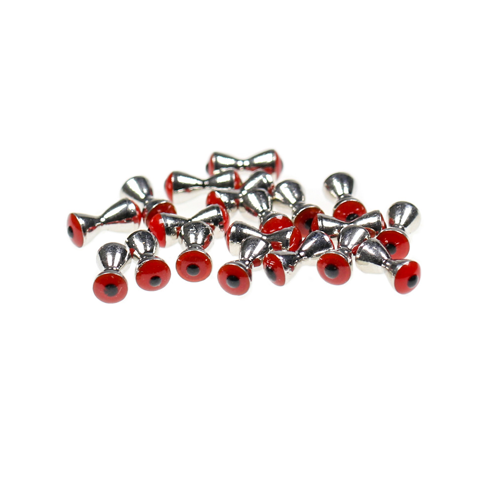 10 unids/pack cobre mancuerna ojo pesca con mosca lana gancho vinculante material vinculante herramienta mosca gancho ojo material DIY