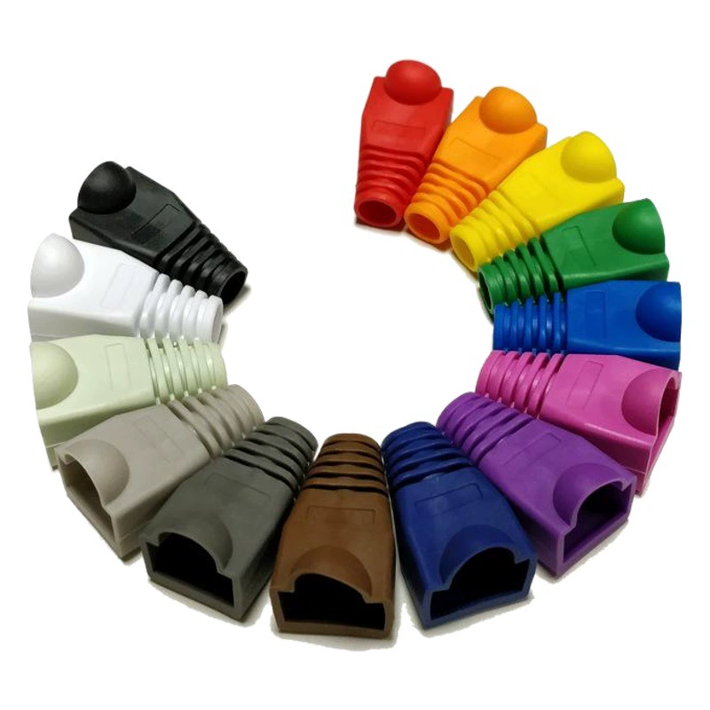 Кабель сетевой категории 6, оболочка с кристаллическим коннектором, диаметр отверстия 6,5 мм, универсальный, доступен в различных цветах