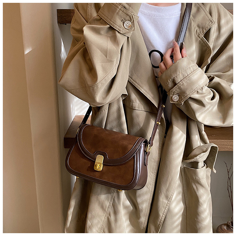 Women's Crossbody Bag Contrast Colour Small Square Shoulder Bag_voghion.com