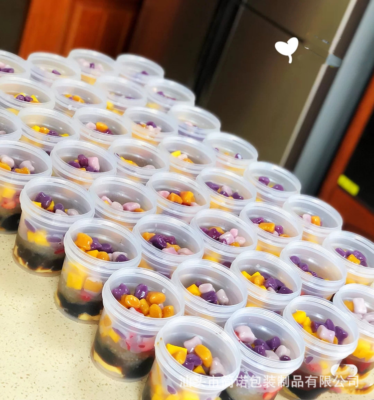 PP desechables inyección Jarra Internet celebridad cuenco helado yogur fruta postre taza 100 ~ 700ml