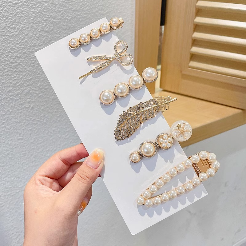 2024 Nueva horquilla de felpa de las mujeres Japonés lindo lado Celebridad de Internet clip lateral horquilla peludo pequeño clip tocado accesorios para el cabello