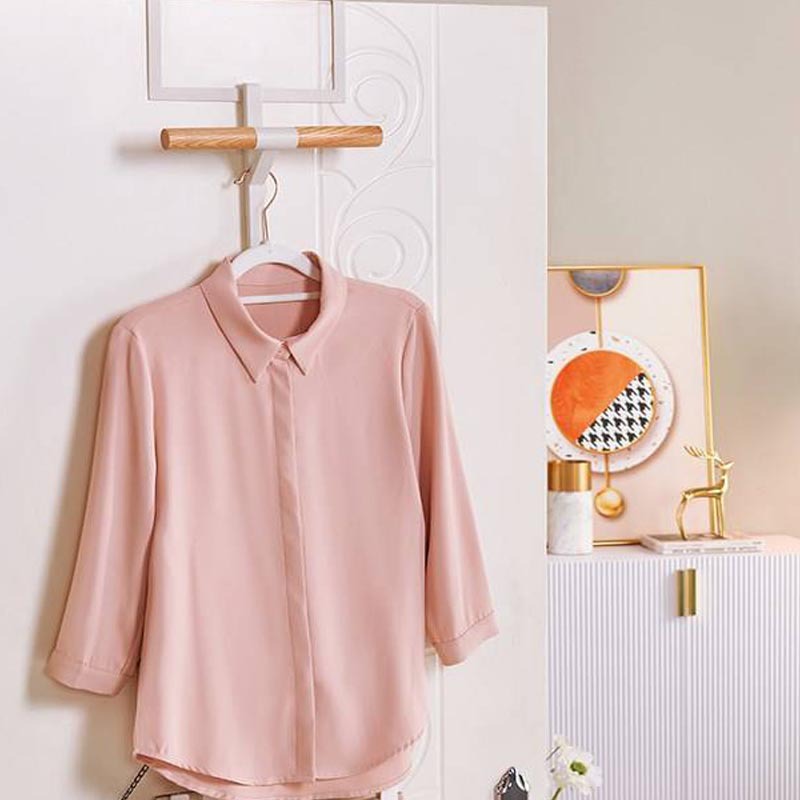 Wholesale In-Stock Two-Layer Backpack Rack for Behind the Door, No-Drill, No-Installation Bag Storage and Hanging Rack