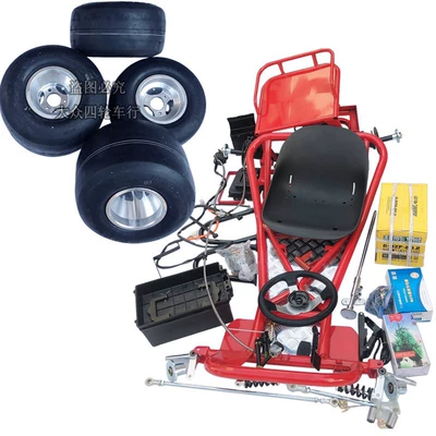 Accessories Electric Road Tire – Motorcycle frame - red-5inch-light-tire