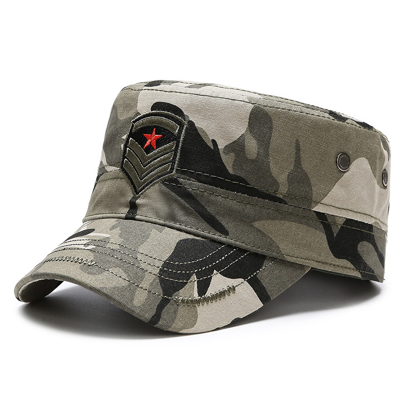 Neuer Frühling und Herbst Outdoor Flat Top Casual Herren Sportbrief bestickter Sonnenhut_voghion.com