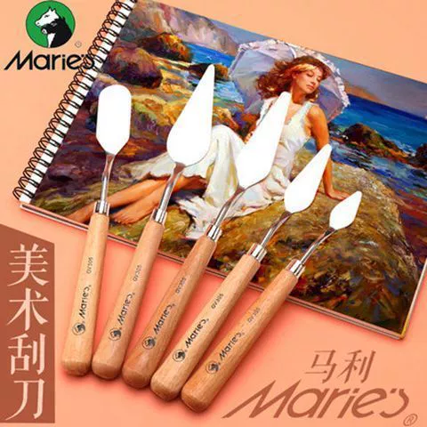 Марли мягкий/нейтральный нож для рисования маслом водяная пудра
