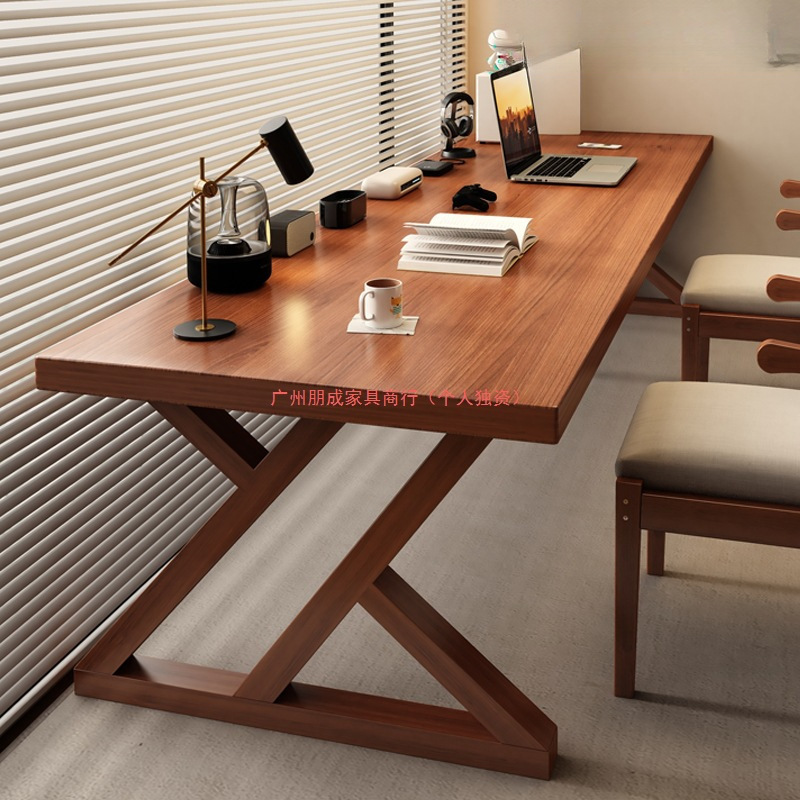 Solid Wood Desk Student Home Office Computer Desk Living Room Large Board Table Bedroom Double Rectangular Workbench Table Solid Wood Desk Student Home Office Computer Desk Living Room Large Board Table Bedroom Double Rectangular Workbench Table