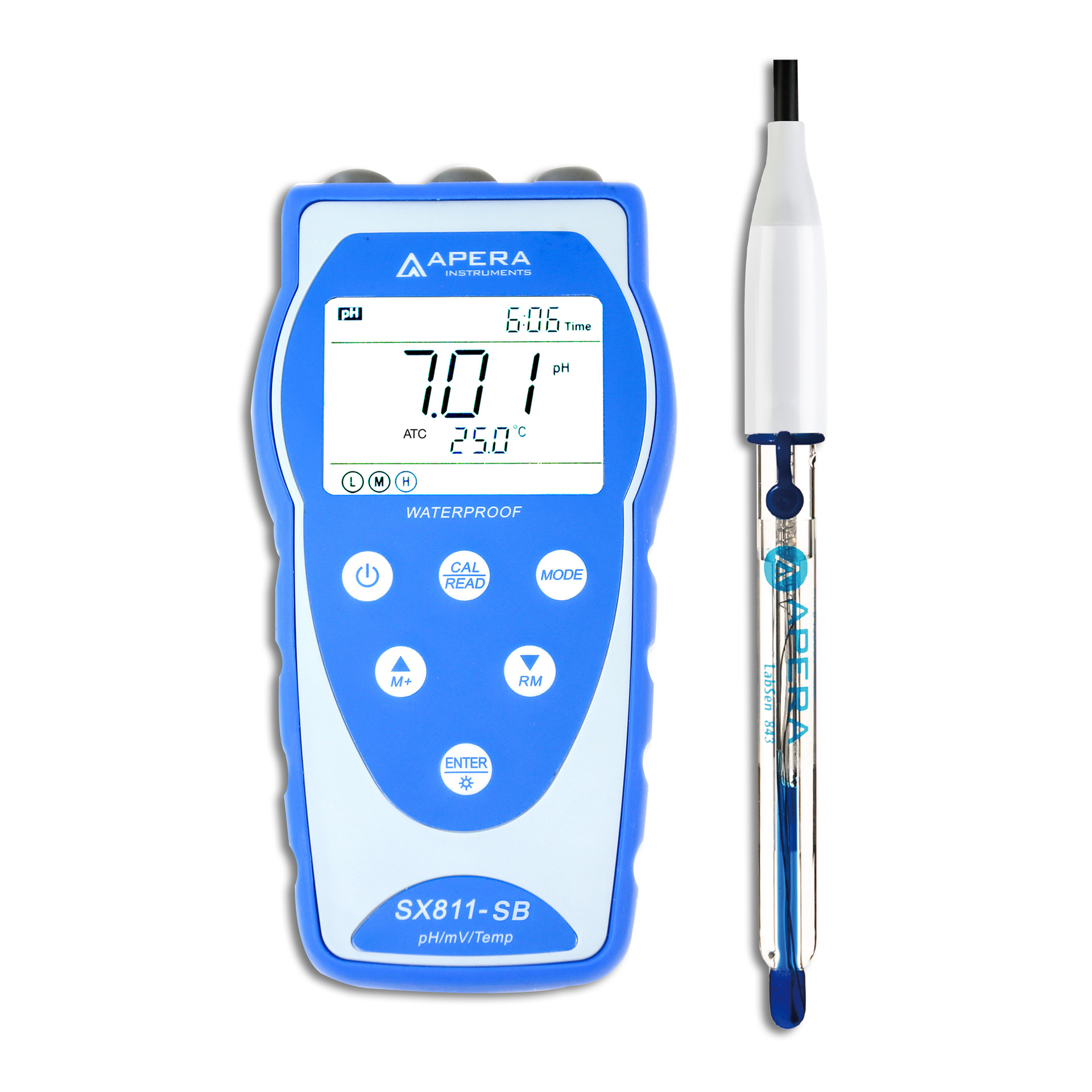 上海三信】SX811-SB强碱pH计(高温和强碱溶液测试)-2.00~19.99pH