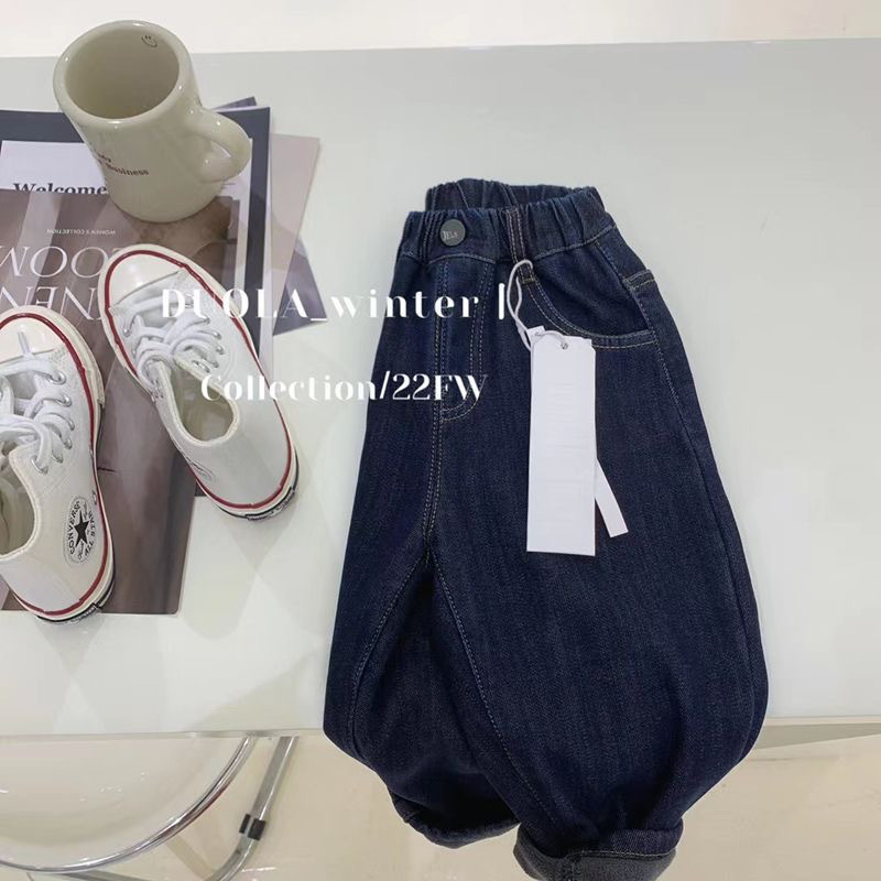 Nuevos niños con jeans de terciopelo más grueso, niños coreanos suaves, niñas y bebés en un terciopelo casual pantalones de moda