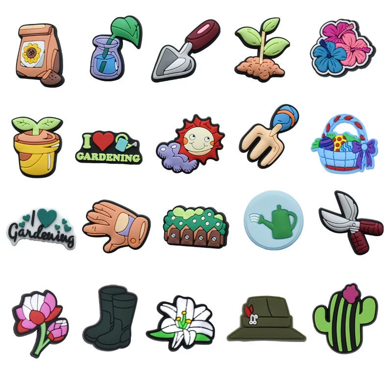 Садовая серия обуви цветок мультфильм пещера Пряжка для обуви садовая обувь аксессуары для украшения своими руками трансграничная Пряжка для обуви для электронной коммерции