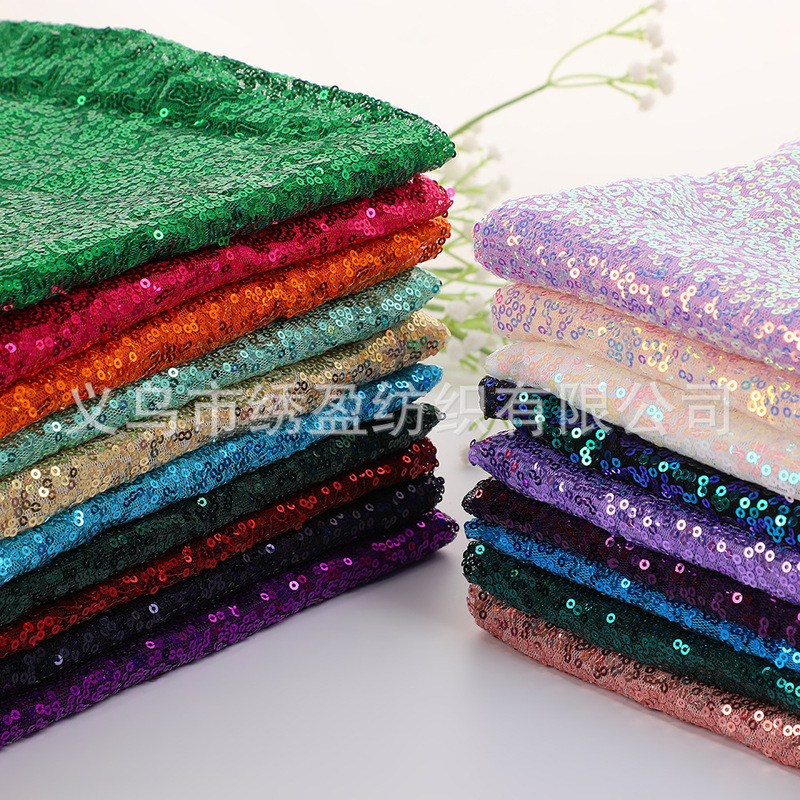 In-Stock 3mm Irregular Sequin Fabric New Solid Color Dense Sequin Embroidery Mesh Fabric for Clothing Stage Embroidery Fabric In-Stock 3mm Irregular Sequin Fabric New Solid Color Dense Sequin Embroidery Mesh Fabric for Clothing Stage Embroidery Fabric