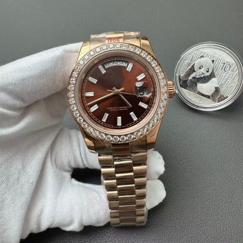 comercio exterior transfronterizo mano de obra fábrica directa al por mayor doble serie completa de reloj mecánico automático de negocios para hombres image 21