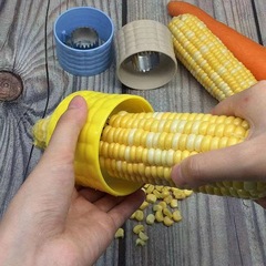 Corn peeler, corn kernel separator, household creative and practical kitchen supplies gadget, corn thresher
