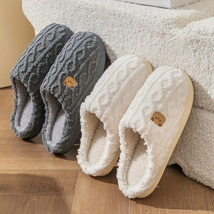 P 60593 Couple woolen slippers ��Hë����Ь�羳���uͨ��