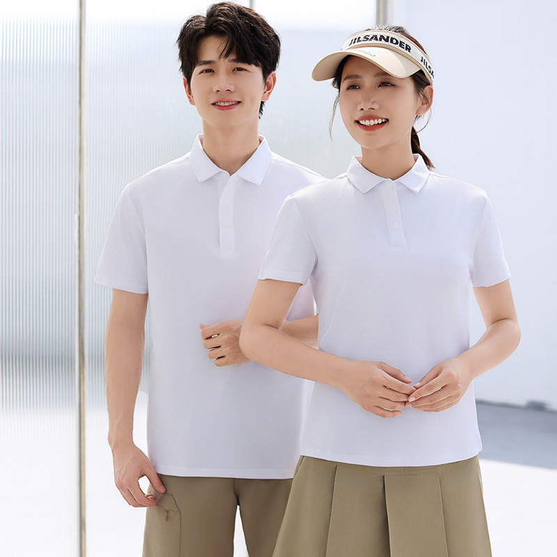 Factory Direct Sales Summer Quick-Drying Sports Casual Polo Shirts Corporate Work Clothes Lapel Short-Sleeved T-Shirts Cultural Shirts