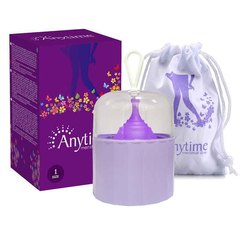Anytime Medical-Grade Silicone Menstrual Cup Outdoor Period Cup Menstrual Supply Home Emergency Alternative to Pads