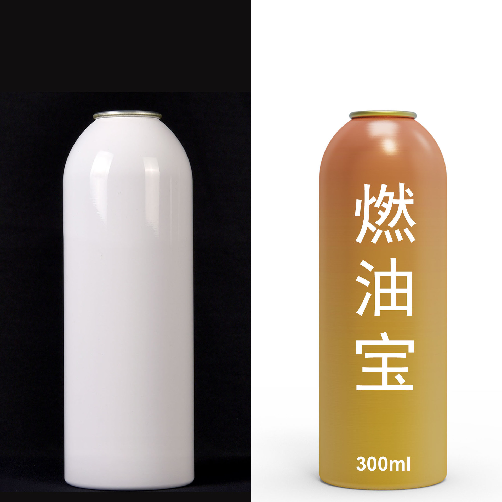 300ml热销工厂供应喷雾罐燃油养护辅助剂喷雾器卡口气雾罐