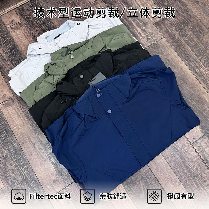 KLS Men's Three-in-One Windproof and Waterproof Hooded Outdoor Jacket, Lightweight Hiking and Mountaineering Apparel