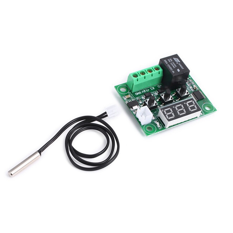 New Xh-W1209 Digital Display High-Precision Temperature Controller Temperature Control Switch Micro Temperature Control Board Bulk Shell