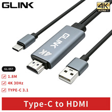 Type-C�DHDMIͶ���� 4K30Hz�����֙C�Pӛ���B�ҕͬ����1.8M