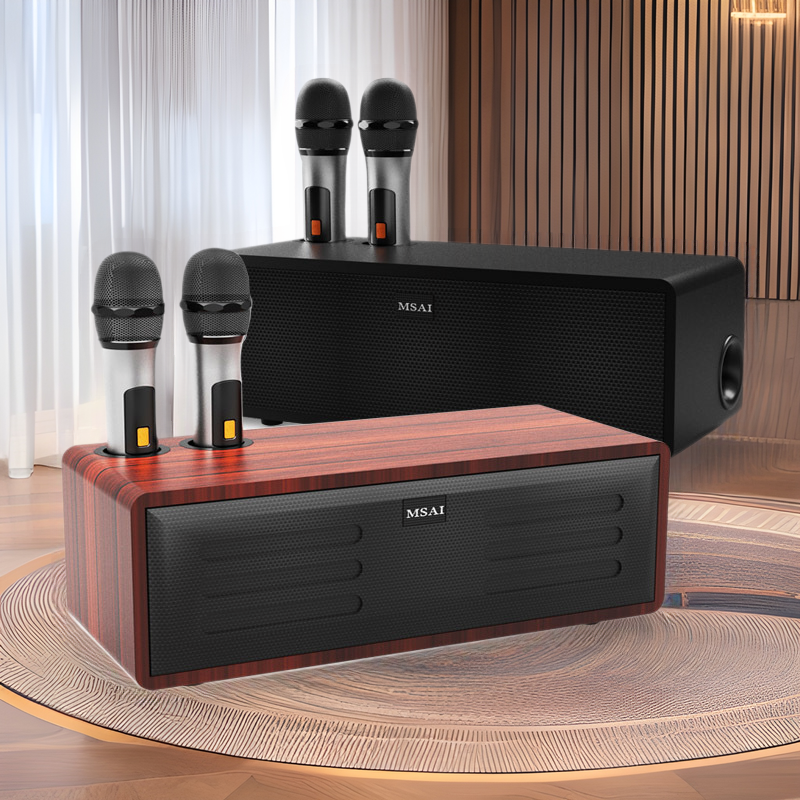 Source factory wireless song machine home ktv all-in-one song machine new microphone stereo k song microphone singing