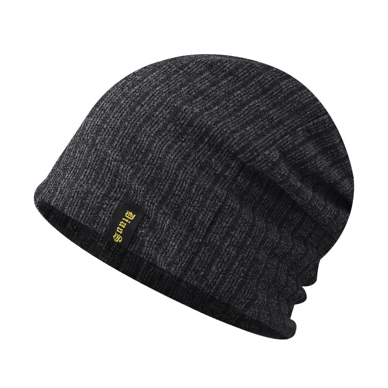 Sombrero de las mujeres del otoño y el invierno gorra delgada tapa carta bordado punto pila sombrero de los hombres sombrero frío sombrero del pañuelo sombrero