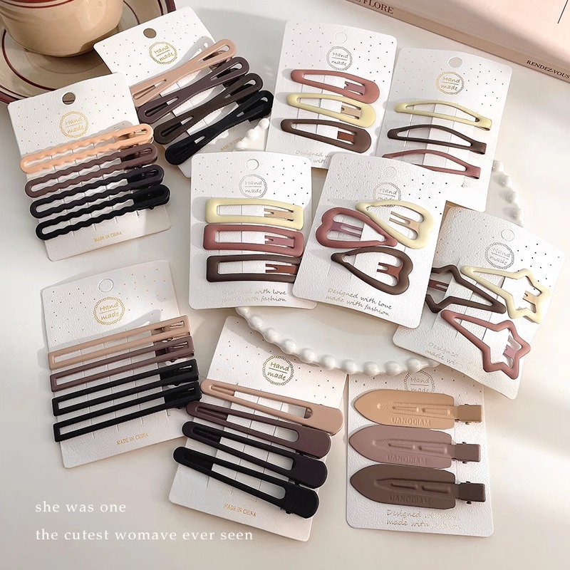 Meilad clip para el cabello para mujeres 2025 nuevo red lateral bang clip para el cabello frente clip para el cabello BB clip para el cabello