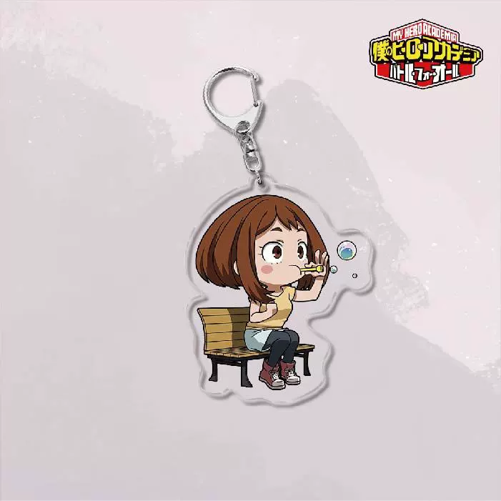 acrylic keychain, heroes, creative jewelry, Birthday gift