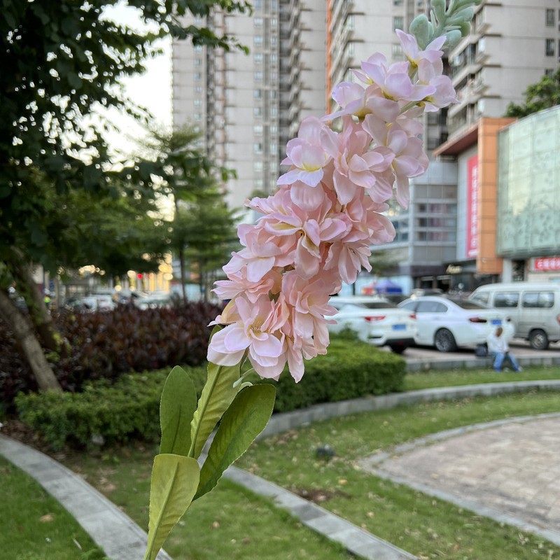 Simulación del Día de San Valentín rosa fabricante 3 sola rama multi-cabeza rosa decoración de la boda flor falsa al por mayor