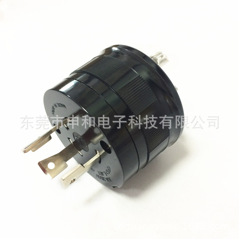 Panasonic松下防脱插头WF6330/WF2330B美标工业插头插座30A 250V