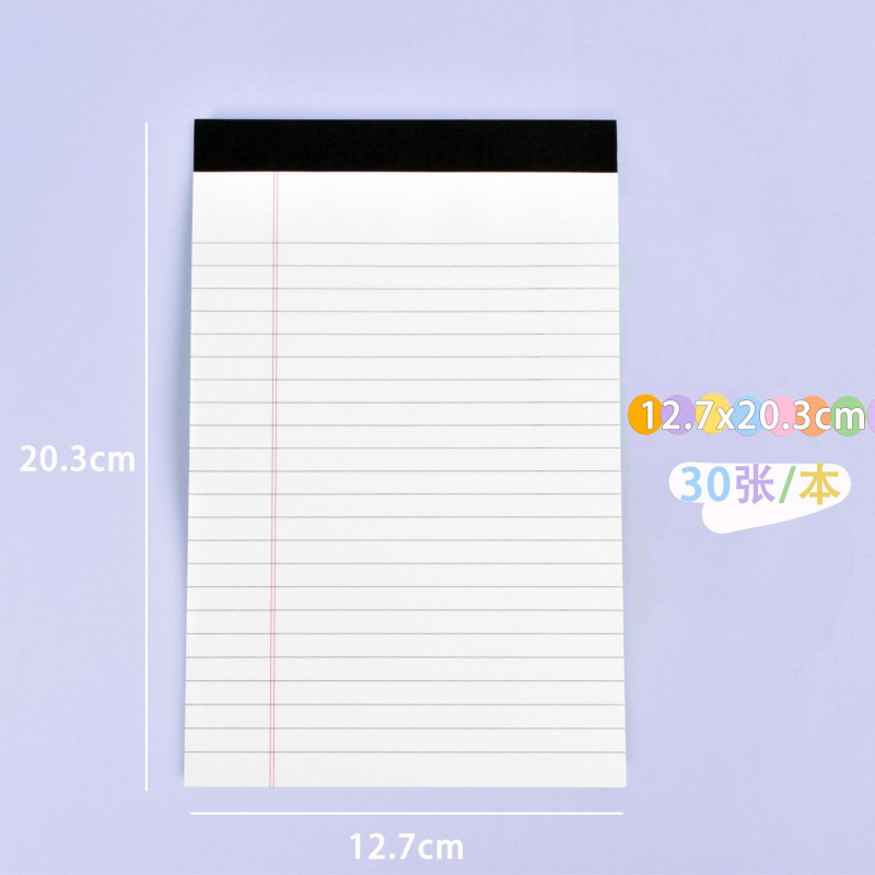 Spot al por mayor libro de papel puede desgarrar a5 papel libreta de notas de papel de línea horizontal de vuelta arriba libreta de notas portátil de notas