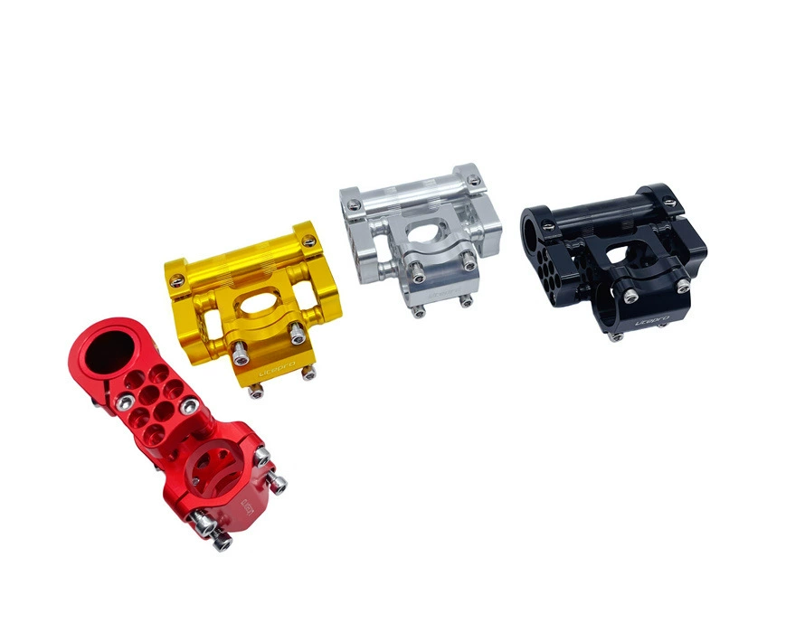 Регулируемая двойная ручка Litepro деформированная ручка из алюминиевого сплава Складная Автомобильная пористая регулируемая ручка 25,4 мм