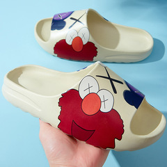 跨境夏季新款椰子涼拖鞋踩屎感厚底外穿柔軟防滑室內居家情侶拖鞋