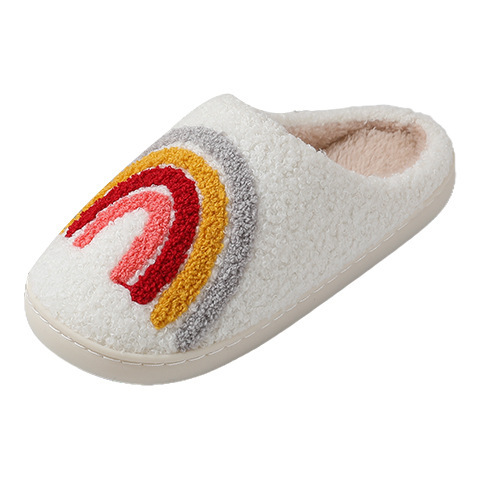 E-commerce adorable cartoon kitten winter cotton slippers for men and women, couple style, warm indoor cotton slippers