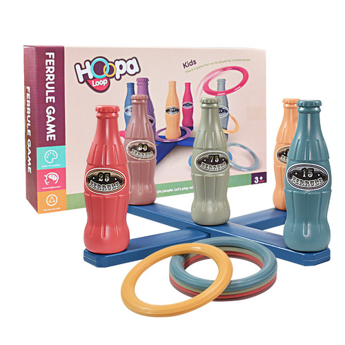 Cross-border parent-child interaction throwing can bowling ring throwing ring fun children early education toys