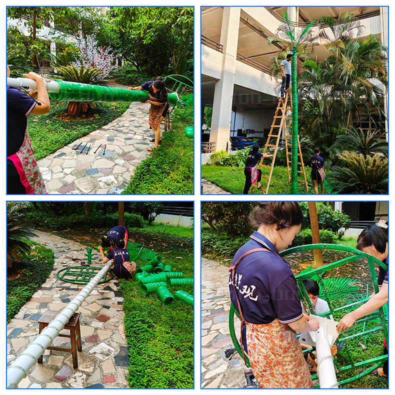 高6米 宽4米12片叶 8果 绿色椰子树灯 41 (5).j