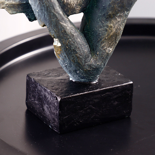 Nordic style ornaments, light luxury abstract art, couple character sculptures, masks, resin crafts, home decorations