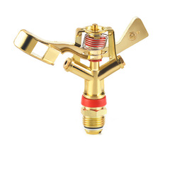 Zinc alloy rocker nozzle rotating lawn greening 360 degrees garden irrigation sprinkler watering flower field tool agricultural use