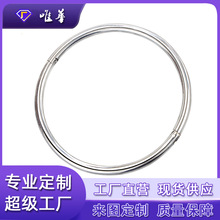 定制开口光面卡扣手环时尚简约手镯圆圈波西米亚风实心高级感手环