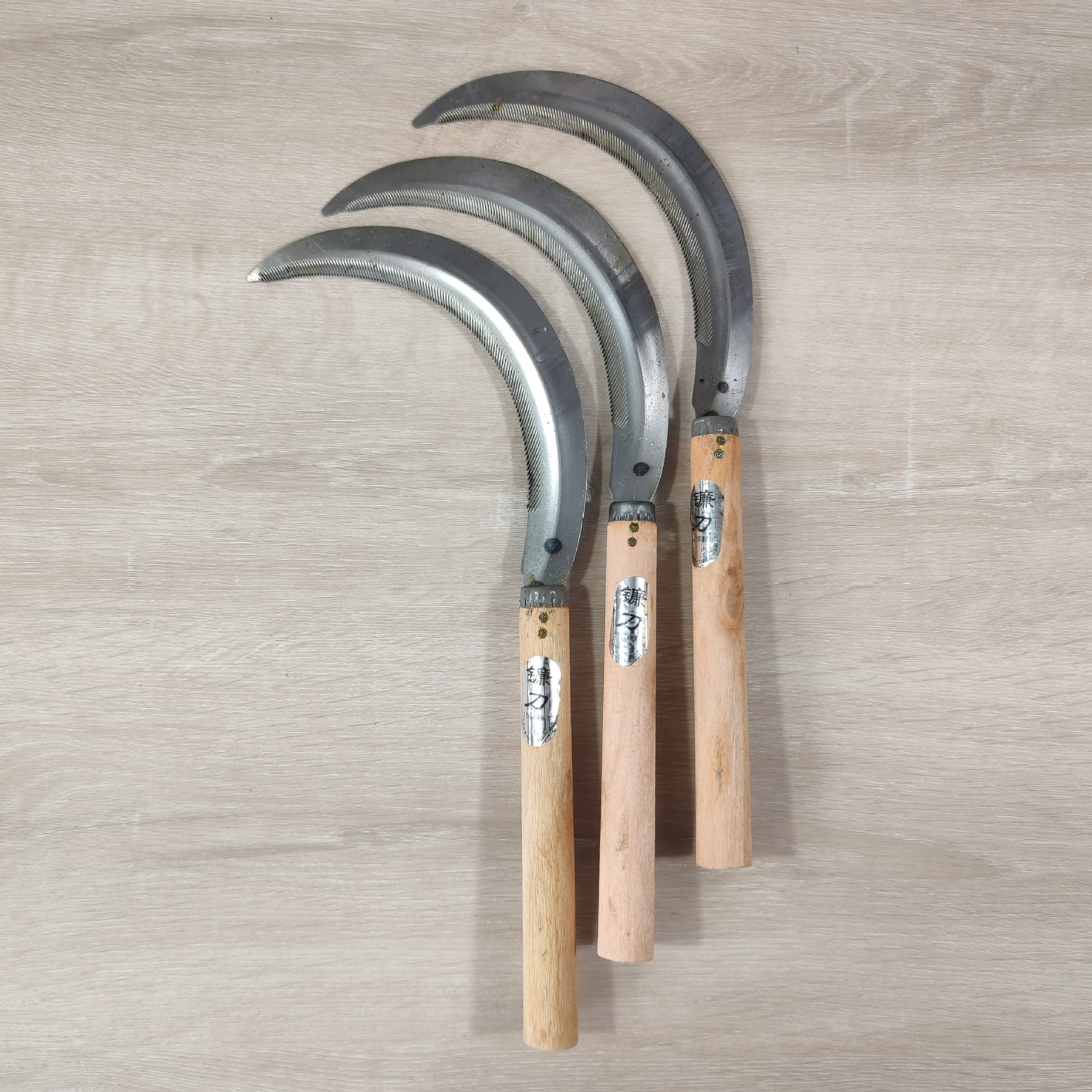 农用木柄镰刀割刀镰刀锯齿土镰刀