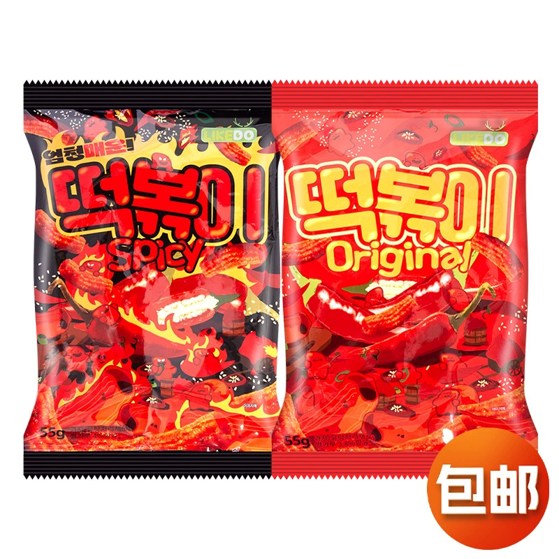 Южная Корея импортировала LIKEDO Laiko Chao Tian Pepper Spicy Rice Cake Strips Интернет-знаменитости офисные повседневные закуски