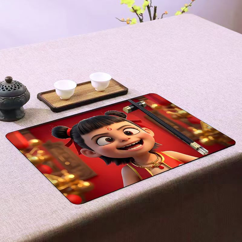 Ne Cha 주방 조리대 배수구 매트 소프트 디 아톰 머드 데스크탑 단열 매트 스퀘어 코스터 바 매트 플레이스 매트 흡수 매트