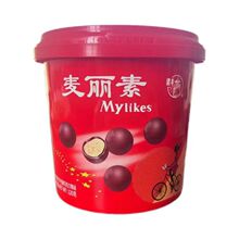 包邮梁丰麦丽素120g*2桶装儿童巧克力豆零食儿时味道（代可可脂）