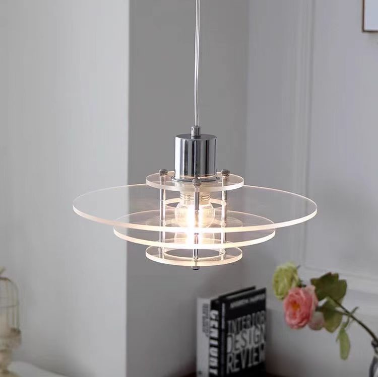 Nordic Bauhaus restaurante candelabro diseñador danés bar dormitorio estudio entrada platillos voladores de cabeza única pequeña lámpara candelabro