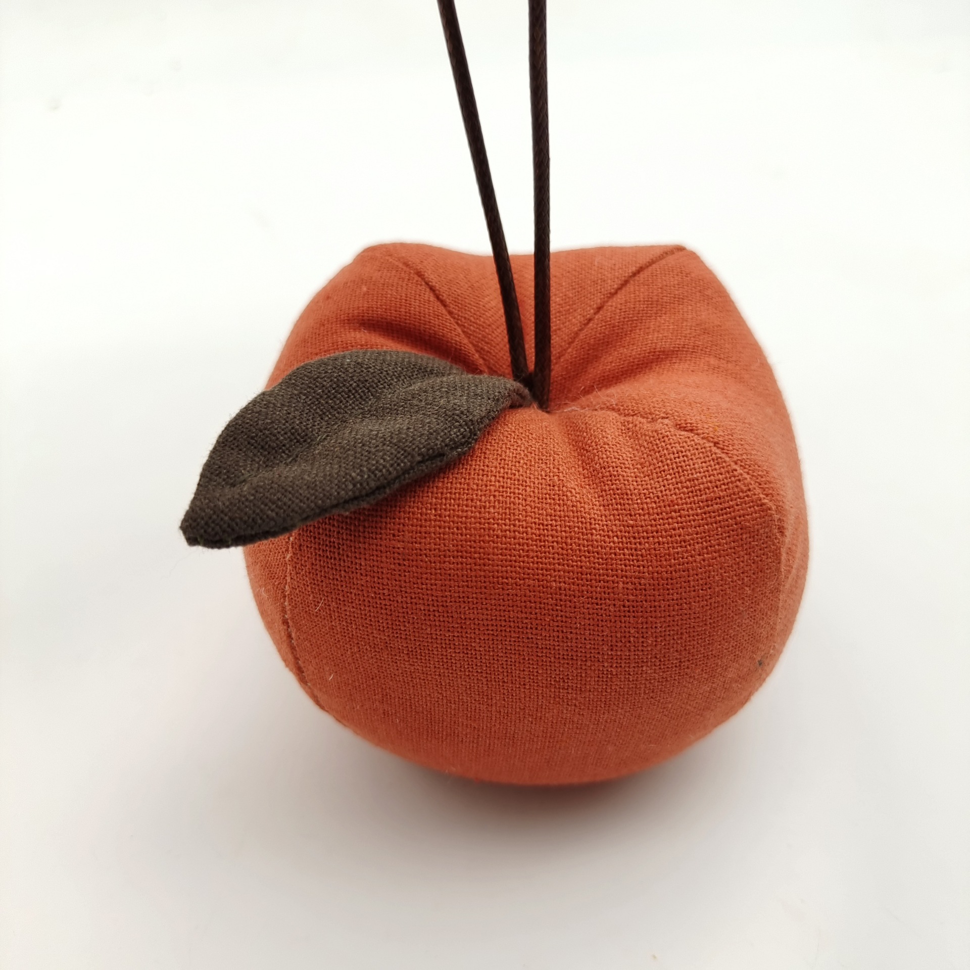 Patchwork hecho a mano DIY bordado material paquete Lu bordado novato caqui colgante niños regalo caqui bolsita