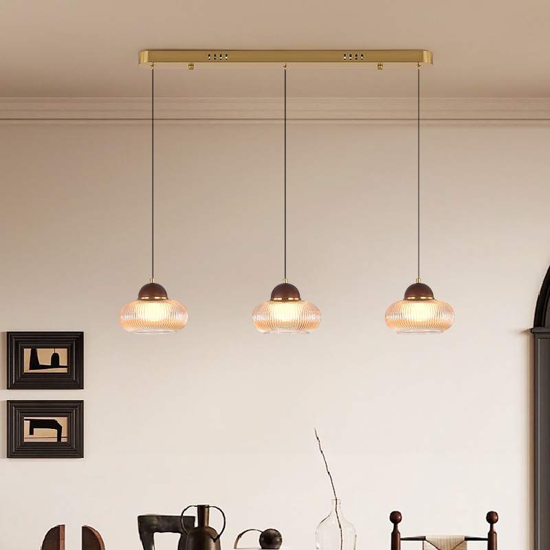 Madera francesa de madera isla de viento de nuez candelabros retro nuez estilo antiguo americano mesa de comedor de cocina silenciosa lámparas de montaña
