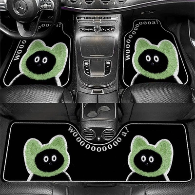 mud-resistant, universal car interior mats, easy — Avtomobil döşəmə paspasları - qing-er-miao-one-piece-rear-seat-silk-loop-50135cm1953