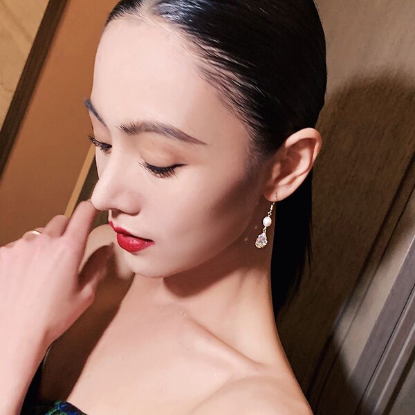 retro elegant earrings from pearl